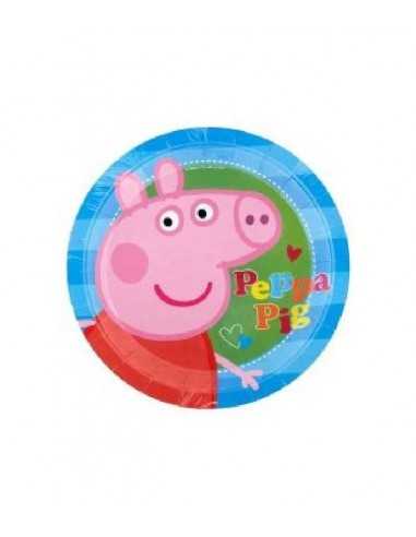 8 Piatti cm 23 Peppa Pig CMG190946 - 2121576068190 | Futurartb2b Ingrosso Giocattoli