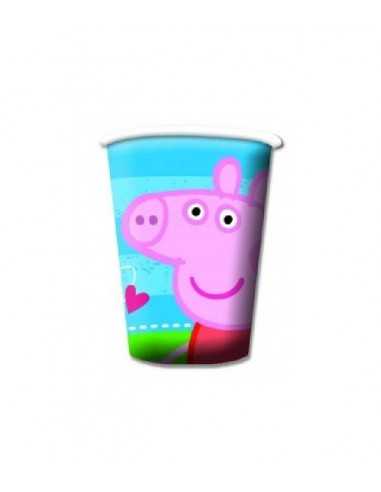 8 Bicchieri Peppa Pig CMG190953 - 2121904059258 | Futurartb2b Ingrosso Giocattoli