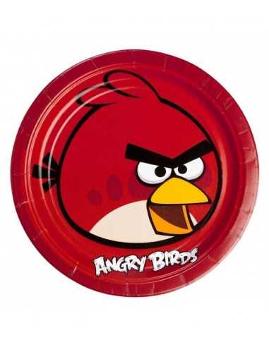 8 Piatti Angry Birds 23cm CMG552360 - 2226302357255 | Futurartb2b Ingrosso Giocattoli