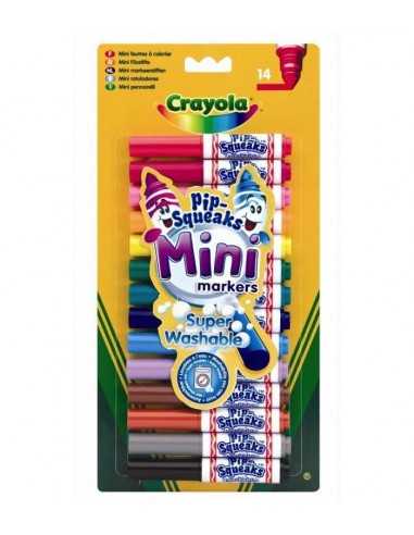 14 mini pennarelli crayola - 158552 | Futurartb2b Ingrosso Giocattoli