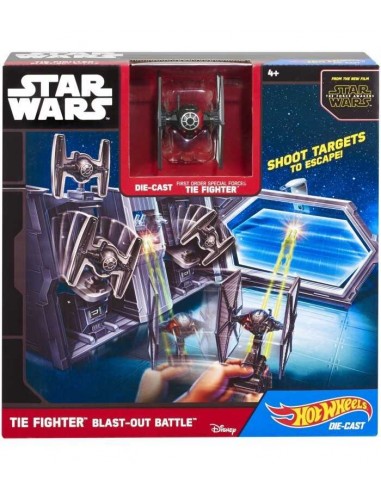 Hot Wheels star wars Playset Base galattica Tie Fighter - MATCGN33/CMT37 | Futurartb2b Ingrosso Giocattoli