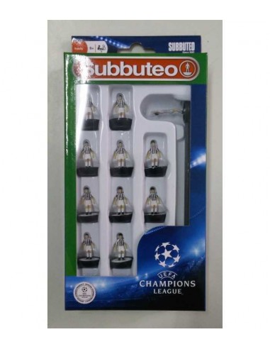 Subbuteo Squadre UEFA Champions League maglia Bianca e nera - GIOGPZ03169/J | Futurartb2b Ingrosso Giocattoli