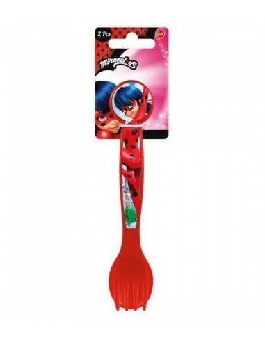 Miraculous Ladybug - Set posate 2 pezzi - 4MLB-86917 | Futurartb2b Ingrosso Giocattoli