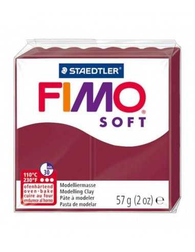 Panetto fimo soft rosso scuro vinaccia - BIM8020 23 | Futurartb2b Ingrosso Giocattoli