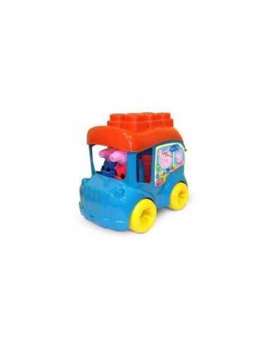 Peppa Pig - Scuolabus Secchiello con mattoncini - CLE17248 | Futurartb2b Ingrosso Giocattoli