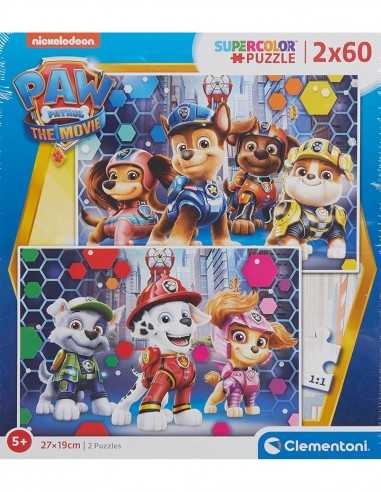 Puzzle Paw Patrol - 2 puzzle x 60 pezzi - CLE24787 | Futurartb2b Ingrosso Giocattoli