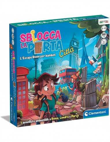 Gioco di società - Sblocca la porta versione città - CLE16731 | Futurartb2b Ingrosso Giocattoli