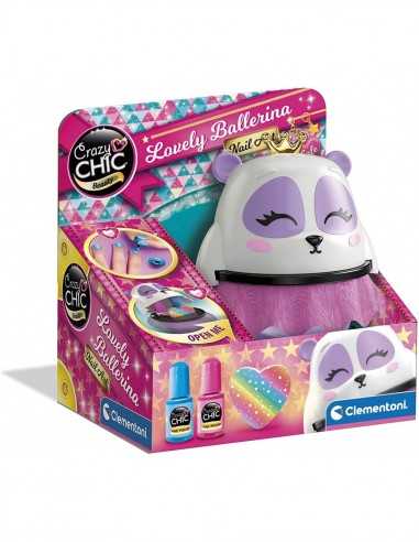 Crazy Chic Kit smalto Lovely Panda ballerina - CLE18694 | Futurartb2b Ingrosso Giocattoli