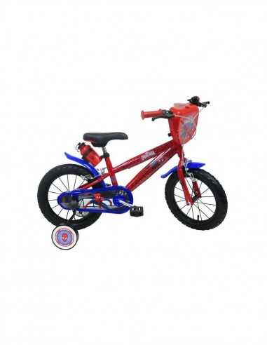 Spider-Man Bici 14" con rotelle - ALB34595 | Futurartb2b Ingrosso Giocattoli