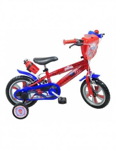 Spider-Man Bici 12" con rotelle - ALB34585 | Futurartb2b Ingrosso Giocattoli