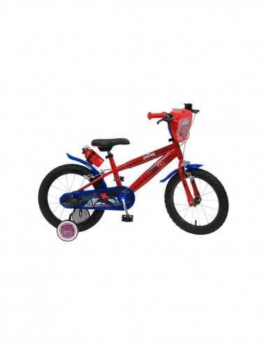 Spider-Man Bici 16" con rotelle - ALB34606 | Futurartb2b Ingrosso Giocattoli