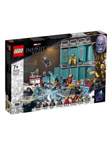 Lego Marvel 76216 - Armeria di Iron Man - LEG6378889 | Futurartb2b Ingrosso Giocattoli