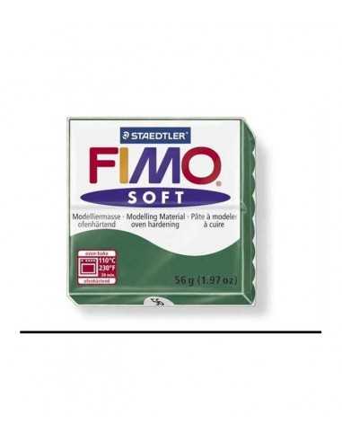 panetto fimo soft 56gr verde smeraldo 56 - 2018843093477 | Futurartb2b Ingrosso Giocattoli