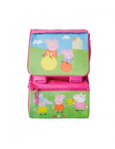 zaino peppa pig rosa con patta lucida - ACC140851 | Futurartb2b Ingrosso Giocattoli