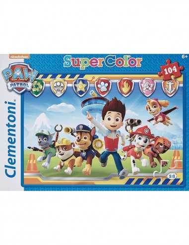 Paw Patrol Puzzle supercolor - 104 pezzi - CLE27945 | Futurartb2b Ingrosso Giocattoli