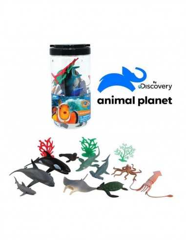 Animal Planet Barattolo animali dell'oceano 13 pezzi - OLTD6402 | Futurartb2b Ingrosso Giocattoli