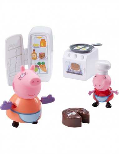 Peppa Pig playset cucina con 2 personaggi - DINPEP06148 | Futurartb2b Ingrosso Giocattoli