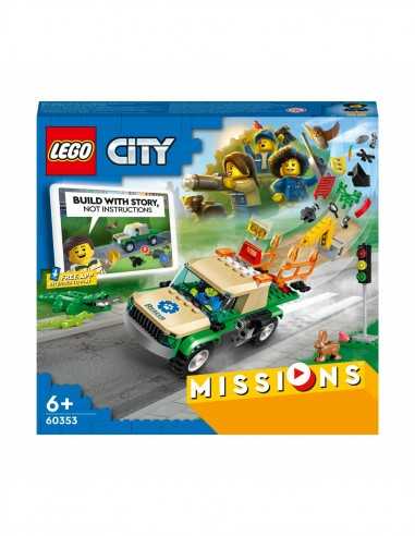 Lego City 60353 - Missioni di salvataggio animale - LEG6385810 | Futurartb2b Ingrosso Giocattoli