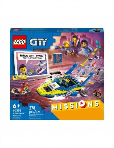 Lego City 60355 - Missioni investigative della polizia marittima - LEG6385814 | Futurartb2b Ingrosso Giocattoli