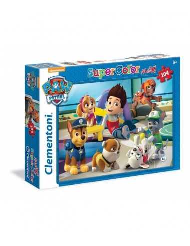 puzzle pezzi 104 maxi paw patrol Super color - CLE23970 | Futurartb2b Ingrosso Giocattoli