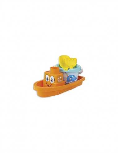 Playset mare Happy Fish barca con secchiello - AND1980-FISH | Futurartb2b Ingrosso Giocattoli