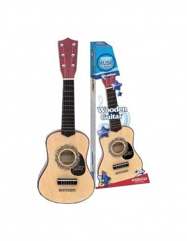 Chitarra Classica per Bambini in Legno - BIM215530 | Futurartb2b Ingrosso Giocattoli