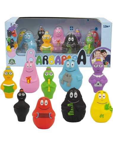 Barbapap - Set famiglia con 9 personaggi - GIOBAP07001 | Futurartb2b Ingrosso Giocattoli