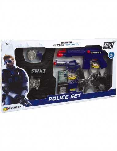 Forti Eroi - Set Travestimento Polizia - GIOGGI90257 | Futurartb2b Ingrosso Giocattoli