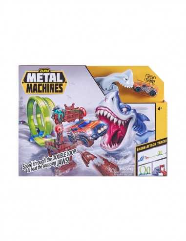 Metal Machines - Pista Shark-Attack con 1 veicolo - GIOPOS210095 | Futurartb2b Ingrosso Giocattoli