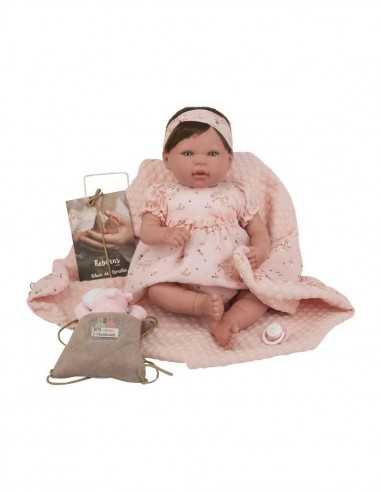 Arias Bambola Reborn Esther con coperta rosa - 45 cm - GIO98083/GP | Futurartb2b Ingrosso Giocattoli