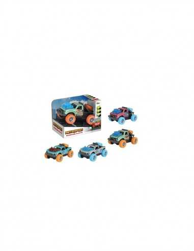 Auto off road a frizione con luci e suoni - 4 colori - TOY27645 | Futurartb2b Ingrosso Giocattoli