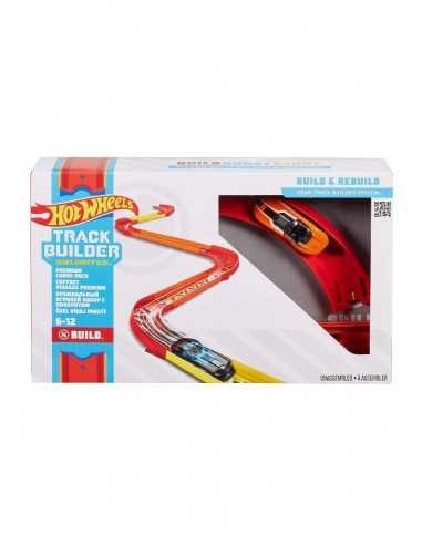 Hot Wheels - Pista curve estreme Track Builder - TOYGLC87/GLC88 | Futurartb2b Ingrosso Giocattoli