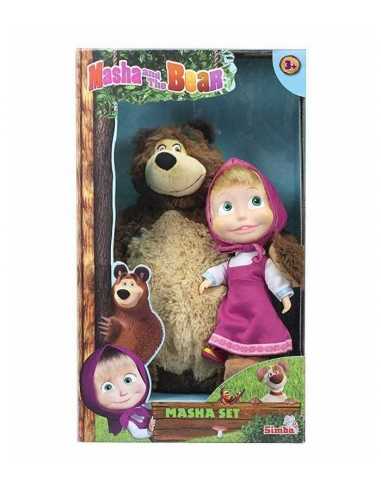 Set bambola masha e peluche orso - SIM109301016009 | Futurartb2b Ingrosso Giocattoli