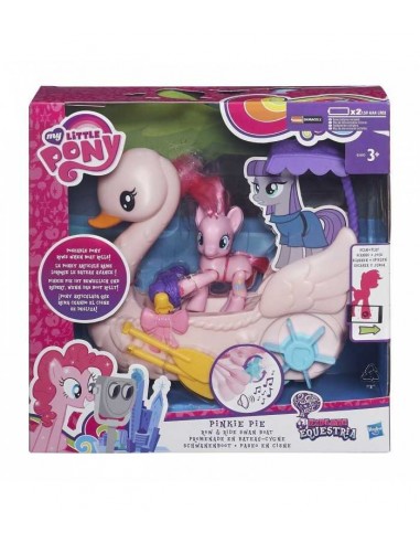 pinkie pie con barca a cigno my little pony - HASB3600EU40 | Futurartb2b Ingrosso Giocattoli