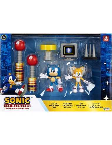 Sonic playset diorama con 2 personaggi - JAK40925 | Futurartb2b Ingrosso Giocattoli