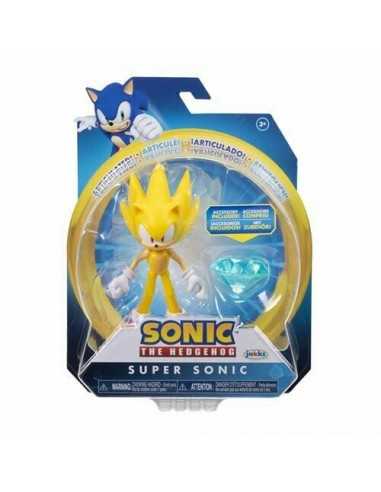 Sonic personaggio Super Sonic con accessori - 10 cm - JAK41119-2 | Futurartb2b Ingrosso Giocattoli