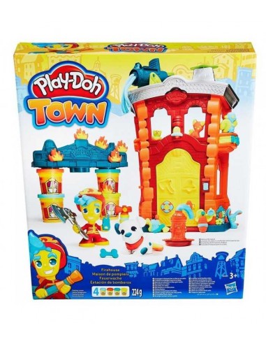 Play Doh Town caserma dei pompieri - HASB3415EU40 | Futurartb2b Ingrosso Giocattoli