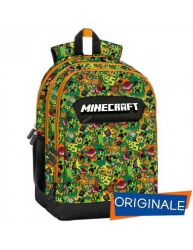 Minecraft zaino organizzato multicolor - PAN68363 | Futurartb2b Ingrosso Giocattoli