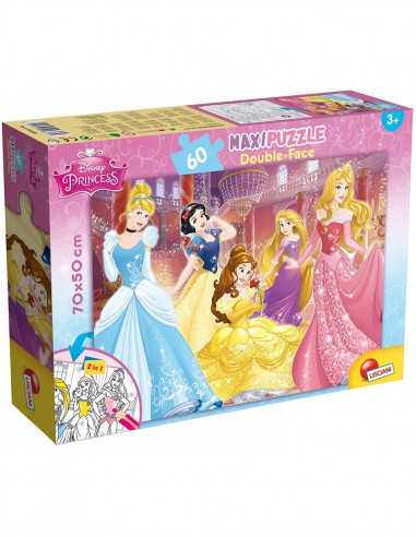 Puzzle Principesse Disney 2 in 1 - 60 maxi pezzi - LIS48250 | Futurartb2b Ingrosso Giocattoli