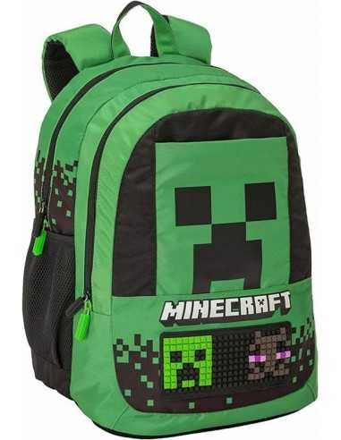 MINECRAFT ZAINO ORGANIZZATO VERDE - PAN65806 | Futurartb2b Ingrosso Giocattoli