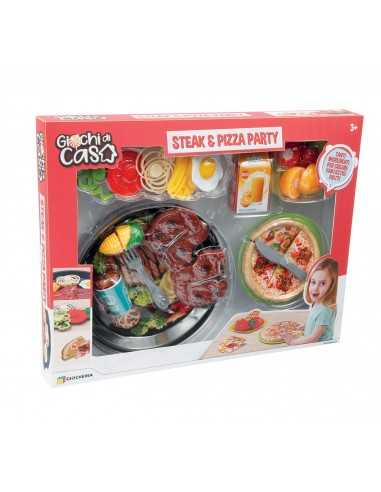 Giochi di casa playset Bistecca e Pizza party - GIOGGI220095 | Futurartb2b Ingrosso Giocattoli