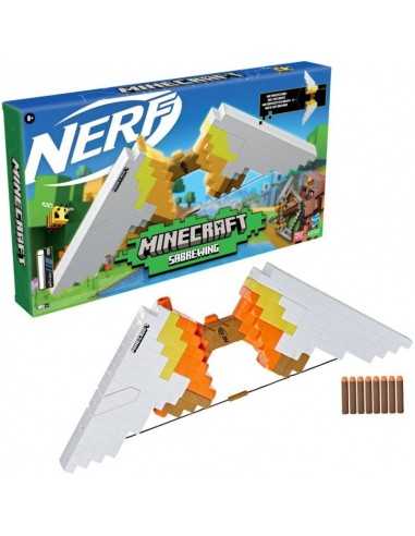 Nerf Minecraft arco lancia dardi Sabrewing - HASF4733 | Futurartb2b Ingrosso Giocattoli