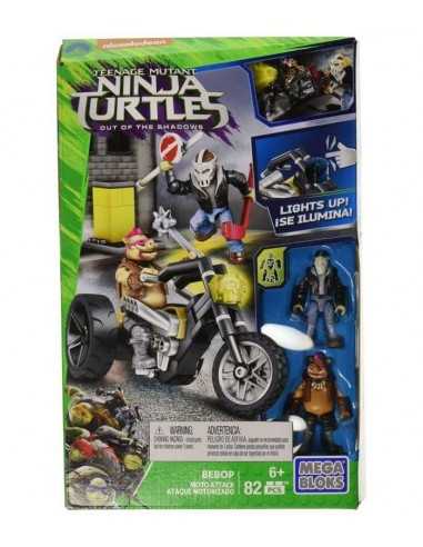 tartarughe ninja moto attack mega bloks bebop e casey jones - MATDPW10/DPW11 | Futurartb2b Ingrosso Giocattoli