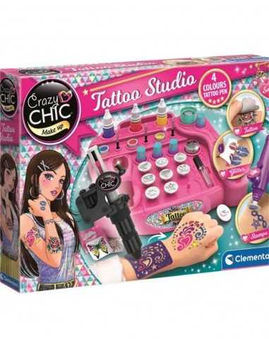 Crazy Chic Tattoo Studio - Kit per tatuaggi - CLE18602 | Futurartb2b Ingrosso Giocattoli