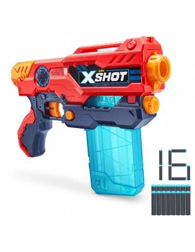 X-Shot pistola Hurricane con 16 dardi - GIOPOS220130 | Futurartb2b Ingrosso Giocattoli