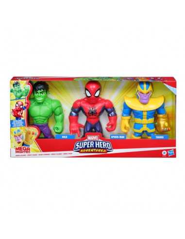 Super Hero Mega Mighties confezione con 3 personaggi - TOYE7772 | Futurartb2b Ingrosso Giocattoli