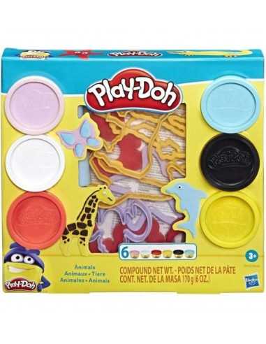 Play-Doh set formine animali con 6 vasetti - HASE85305L00/E8535 | Futurartb2b Ingrosso Giocattoli