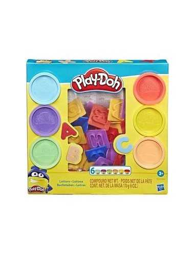 Play-Doh set formine lettere con 6 vasetti - HASE85305L00/E8532 | Futurartb2b Ingrosso Giocattoli