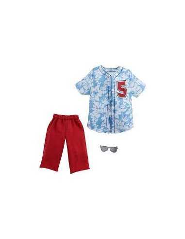 Barbie Look pack Ken maglia hawaiana con pantaloncino rosso - TOYGWC31/GRC75 | Futurartb2b Ingrosso Giocattoli