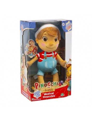 Pinocchio peluche musicale 36 centimetri - GIOPNH10000 | Futurartb2b Ingrosso Giocattoli